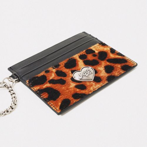 Leopard Heart Chain Card Case|レオパードハート・チェーンカードケース MJ005
